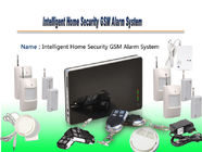 Alarma casera elegante del G/M de la radio, sistema de alarma inteligente del G/M de la seguridad en el hogar, sistema de alarma antirrobos