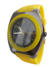 Relojes por encargo a prueba de choques del reloj del deporte del cuarzo del estilo de TPU Nixon