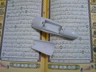 pluma santa conmovedora blanco y negro del Quran de Digitaces de la batería de 2GB 2 AAA con el libro grande