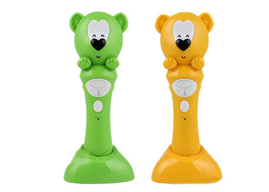 Pluma verde plástica de la lectura para lindo potente de los niños mini con tecnología del código del OID