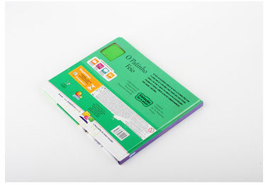 Los libros de música duros de los niños de la foto del papel de la cartulina los servicios imprimen y el atar