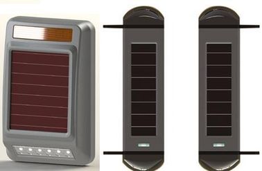 El triple emite el detector activo accionado solar de la protección del perímetro de los haces del infrarrojo de la radio el 100m