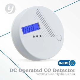Detector de la alarma del CO de la exhibición de EN50291 LCD con el sensor DC 9V del CO de la electroquímica