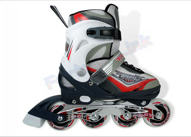 La PU rueda los zapatos en línea del patinaje de hielo para los niños, patines del hockey sobre hielo con el transporte ABEC-7